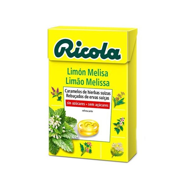 Ricola Caramelos Melisa de Limón Sin Azúcar 50 gr