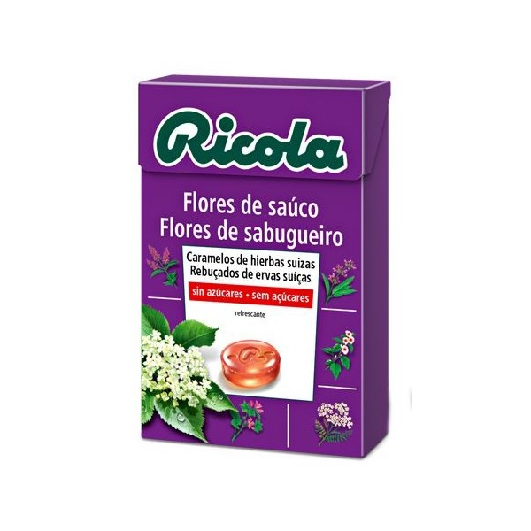 Ricola Caramelos Flores de Saúco Sin Azúcar 50 gr