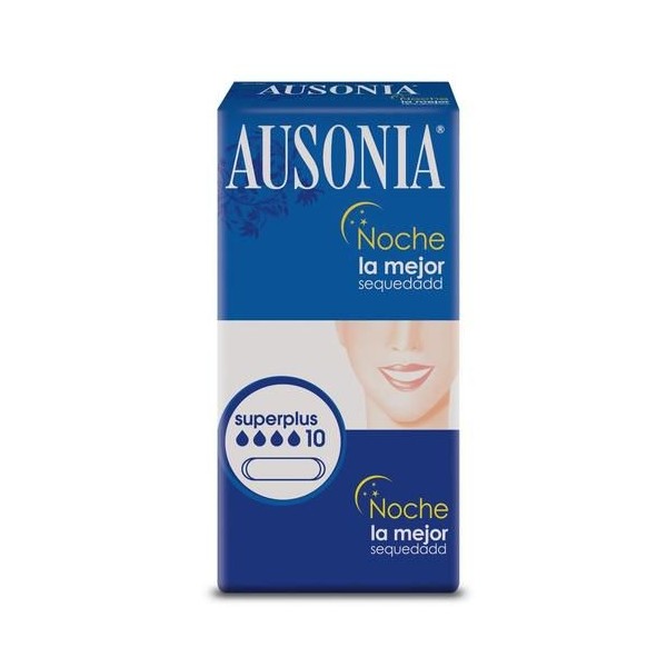 Ausonia Noche Superplus Compresas Higiénicas 10 Uds