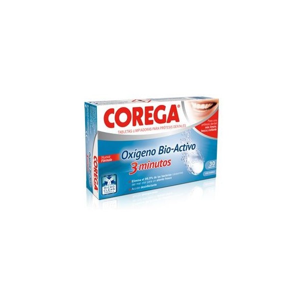 Corega Oxigeno Biactivo 30tabl