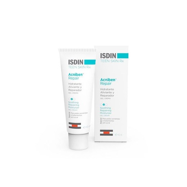 Isdin Acniben Repair Teen Skin Rx Gel-crema 40ml