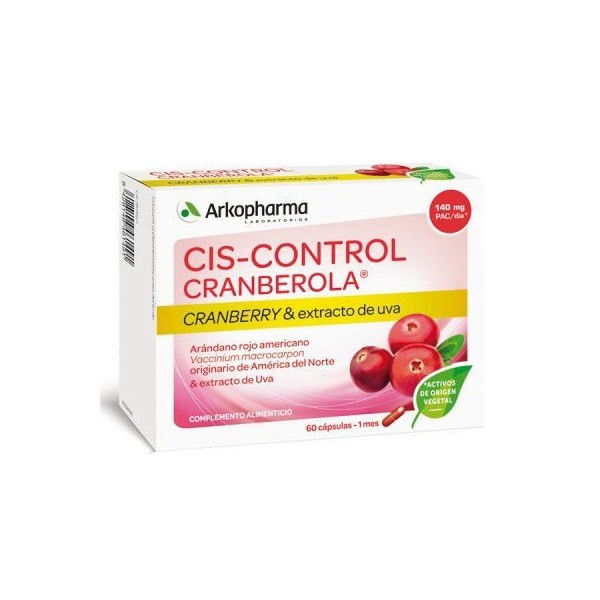 Arkopharma Cis-Control Cranberola 60 Cápsulas