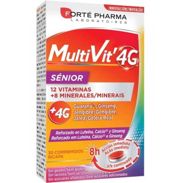 Forté Pharma Multivit 4G Sénior 30 Comprimidos