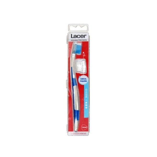 Lacer Cepillo Dental Adulto Cabezal Pequeño Medio 1 ud