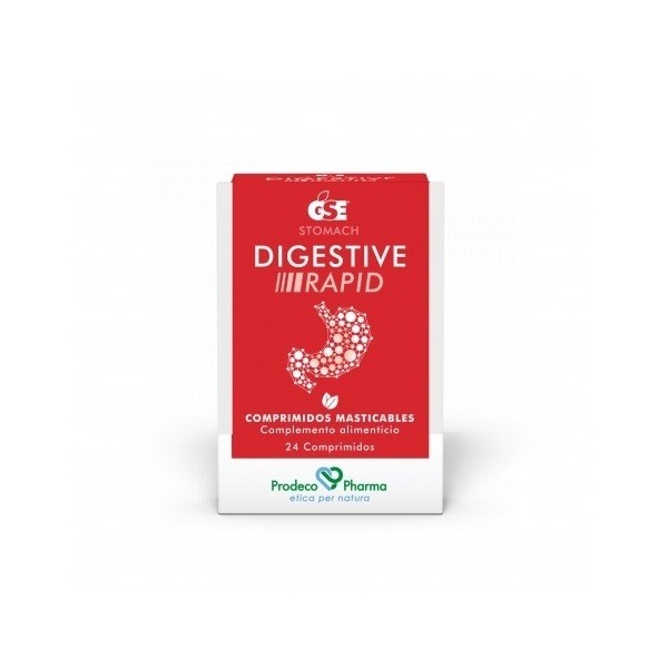 GSE Stomach Digestive Rapid 24 Comprimidos Masticables