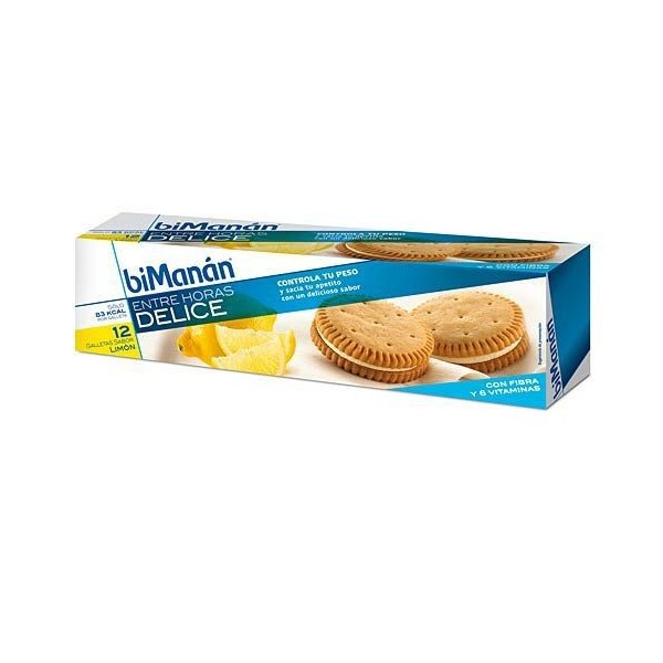 Bimanán Galletas Limón 12 unidades