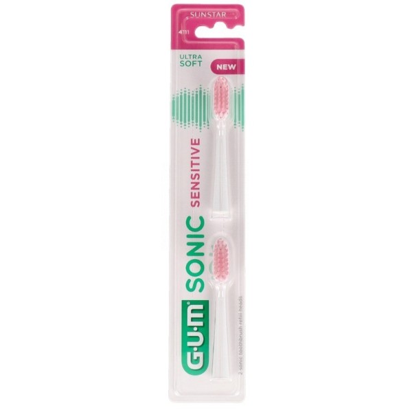 Gum 2 Recambios Cepillo Dental Sensivital Sonic