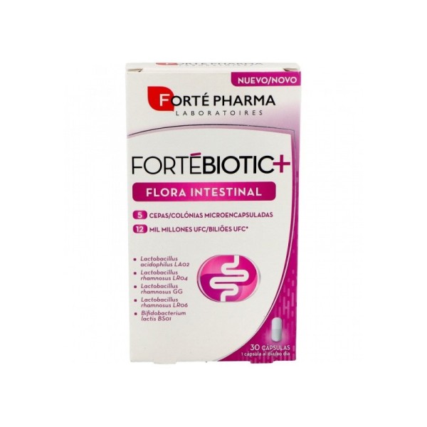 Forte Pharma Fortebiotic+ Flora Intestinal 30 Cápsulas