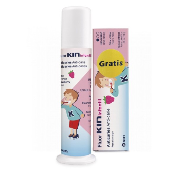 Fluorkin Infantil Dosificador + Pasta 50ml