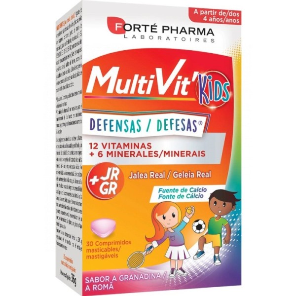 Forte Pharma Multivit Kids Defensas 30 Comprimidos