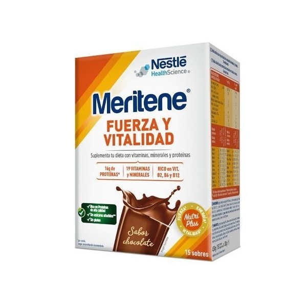 Meritene Batido Chocolate 15 sobres 30 gr