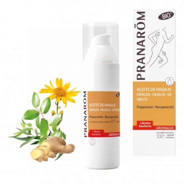 Pranarom Aromalgic Aceite de Masaje Espalda Muslos y Gemelos 100ml