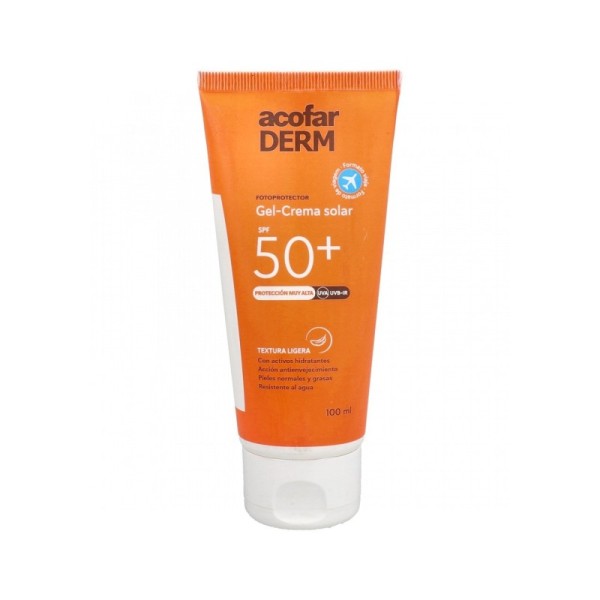 Acofarderm Solar Gel Crema SPF-50+ 100ml