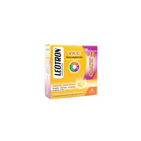 Leotron Vitamina C 36 + 18 Comprimidos Efervescentes