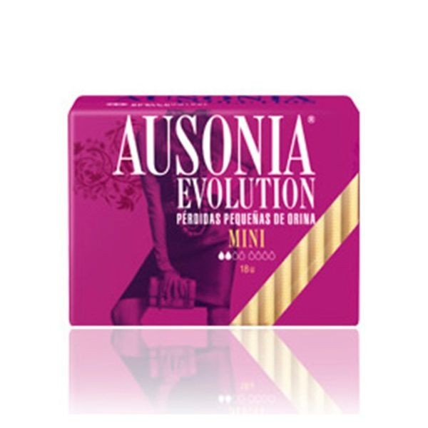 Ausonia Evolution Mini Absorción Incontinencia Muy Ligera 18uds