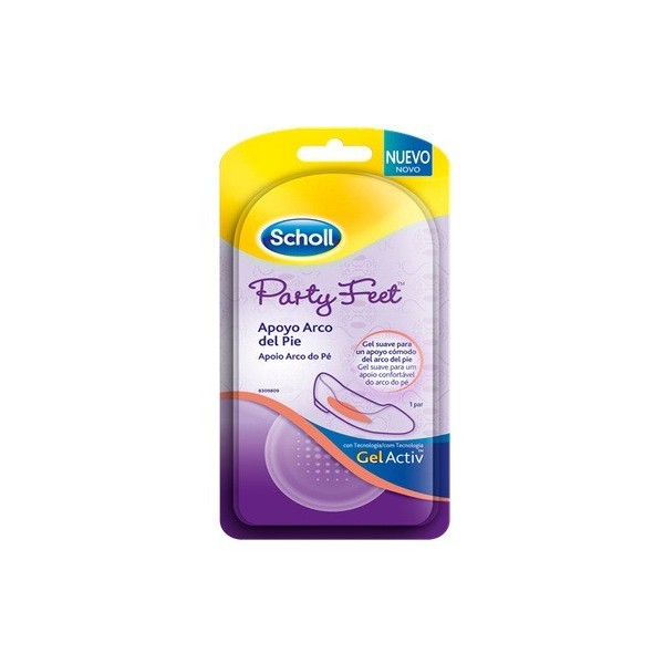 Scholl Gelactiv Party Feel Apoyo Arco del Pie 1 Par