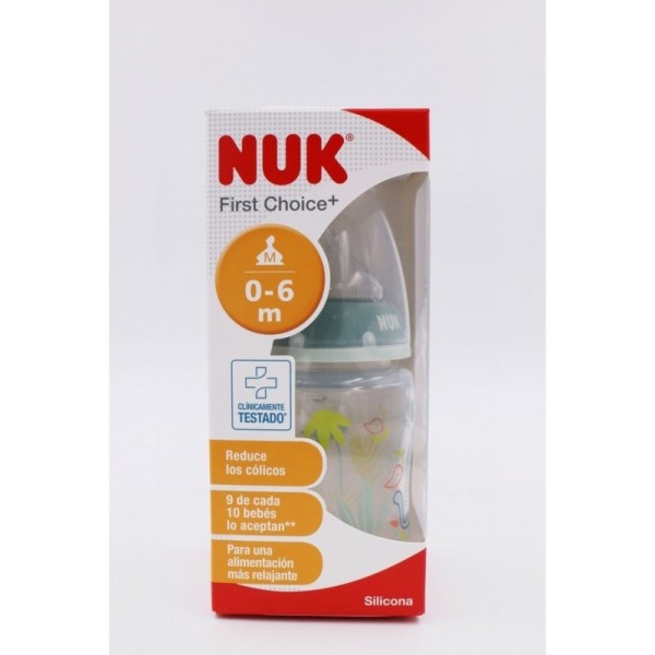 Nuk Biberón Silicona Col 2020 0-6M Talla M 150ml