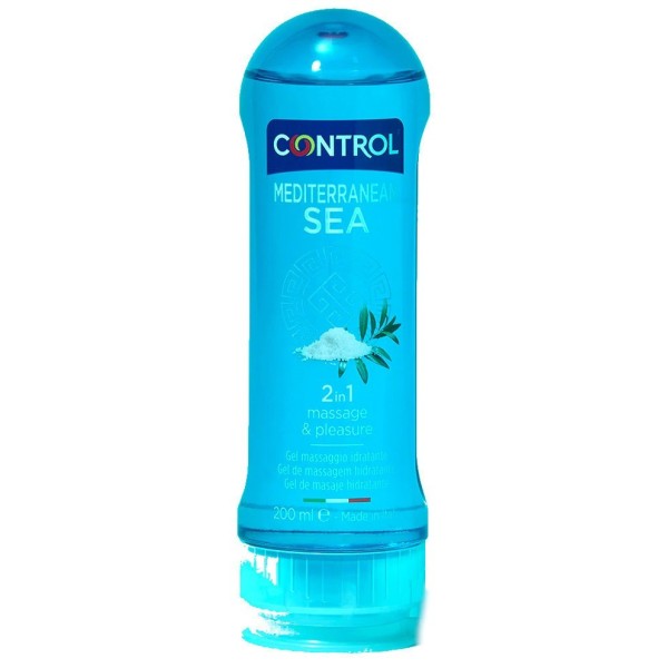 Control Gel de Masaje Efecto Calor Mediterranean Sea 200ml