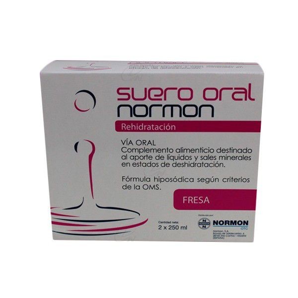 Normon Suero Oral Fresa 2udsx250ml