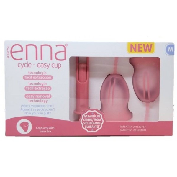 Enna Cycle Copa Menstrual Easy Cup Talla M + Aplicador