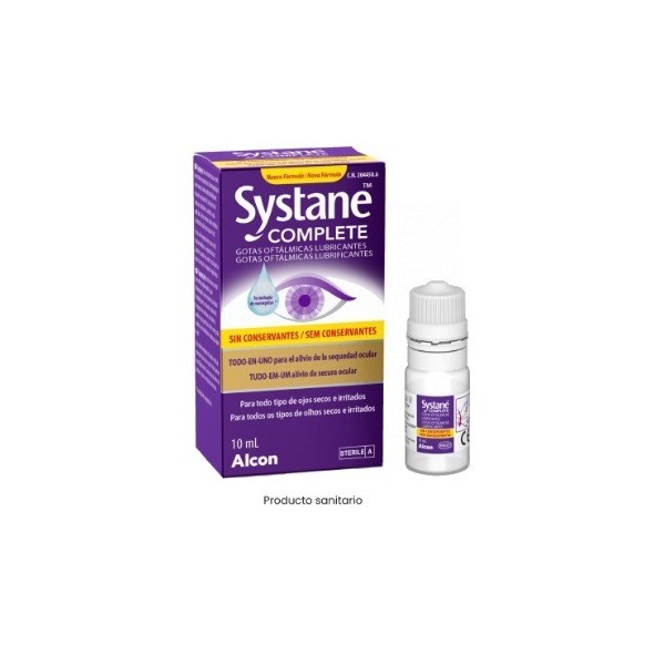 Systane Complete Gotas Oftálmicas Lubricantes Sin Conservantes 10ml