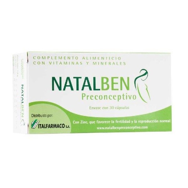 Natalben Preconceptivo 30 Cápsulas