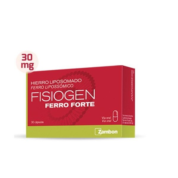 Fisiogen Ferro Forte 30 Cápsulas